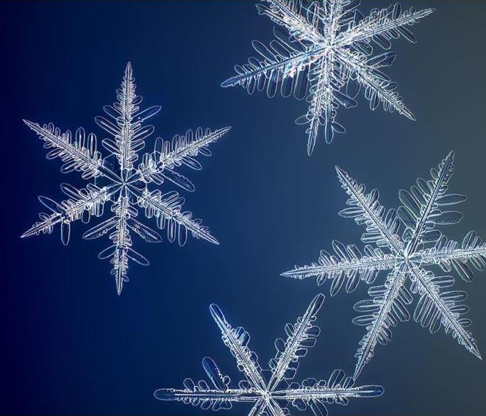 Ready for winter weather - image of snowflakes